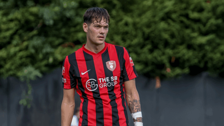 Bracknell Town's Alfie Pavey. Photo: John Leakey.