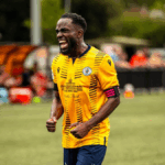 Slough Town captain Henry Ochieng. Photo: Zak Rana.