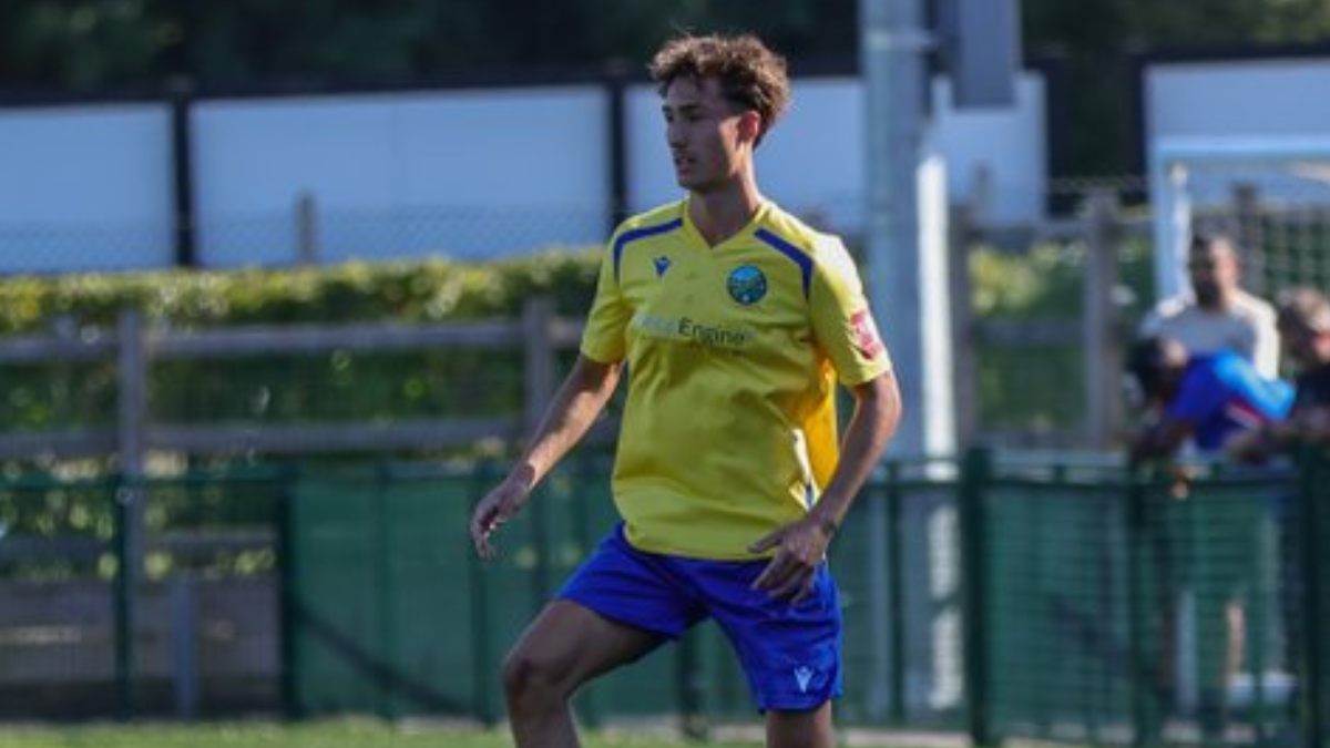 Ascot United's Bailey Lamb has joined Bracknell Town. Photo: Robert Mack.