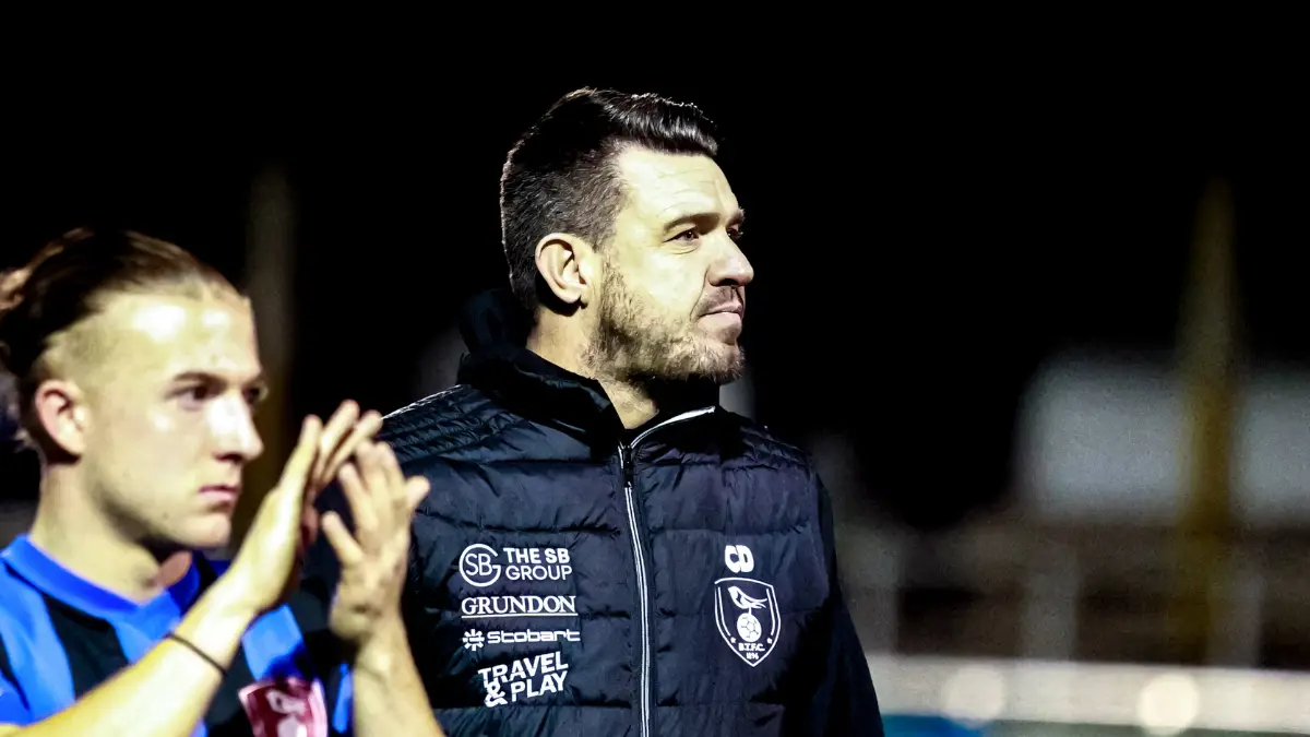 Bracknell Town manager Carl Davies. Photo: John Leakey.