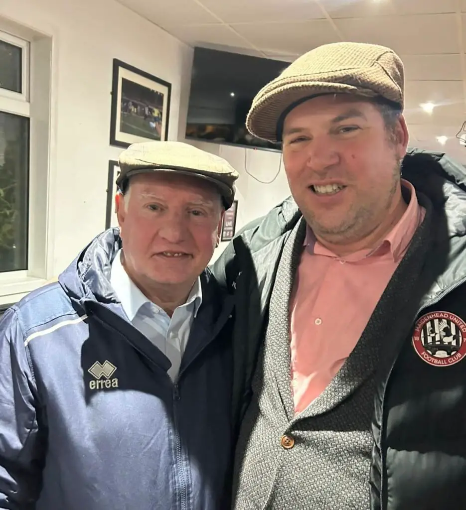 Neil Maskell and Alan Devonshire on Saturday.