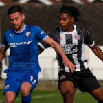 Action from Maidenhead United vs Chesterfield. Photo: Darren Woolley.