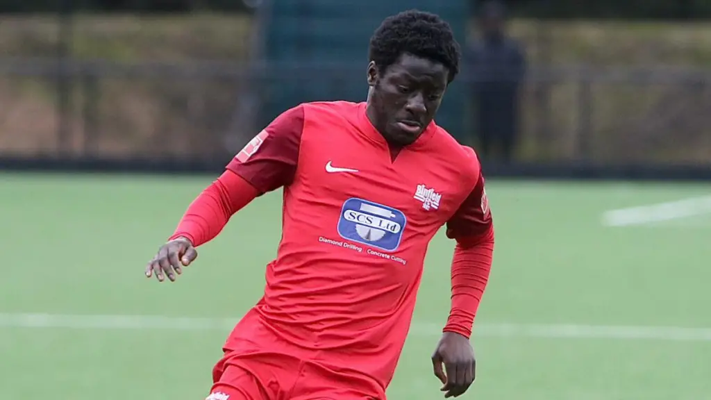 Binfield's Lamin Ceesay. Photo: Daisy Spiers.