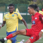 Action from Ascot United vs Binfield. Photo: Daisy Spiers.