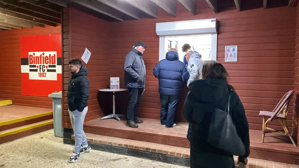 The new Binfield tea bar in action. Photo: Andrew Spiers.