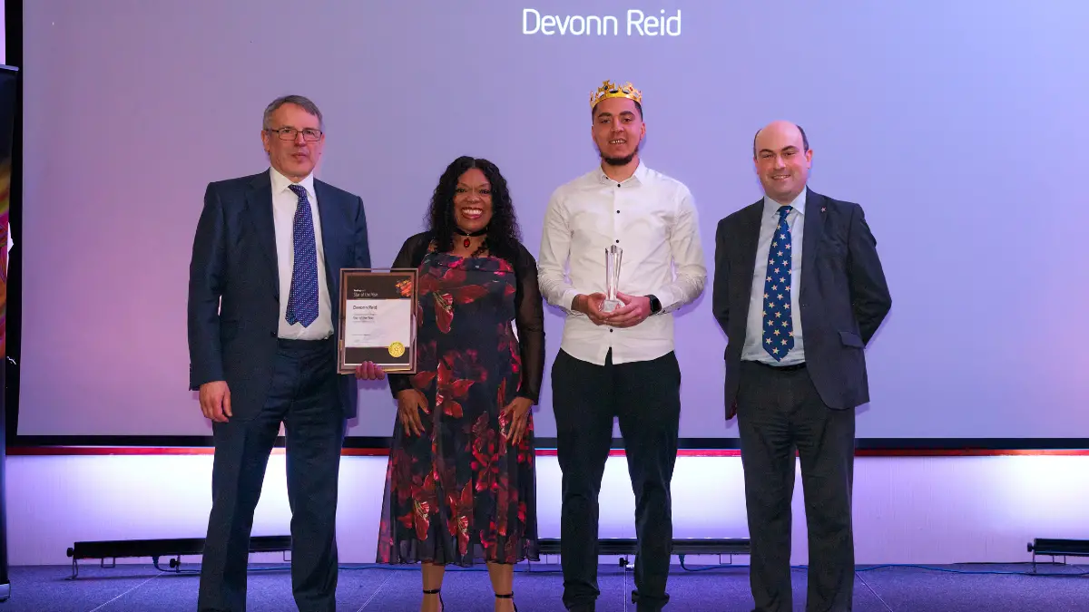 Devonn Reid was named Star of the Year by his employer Reading Buses in March 2026.