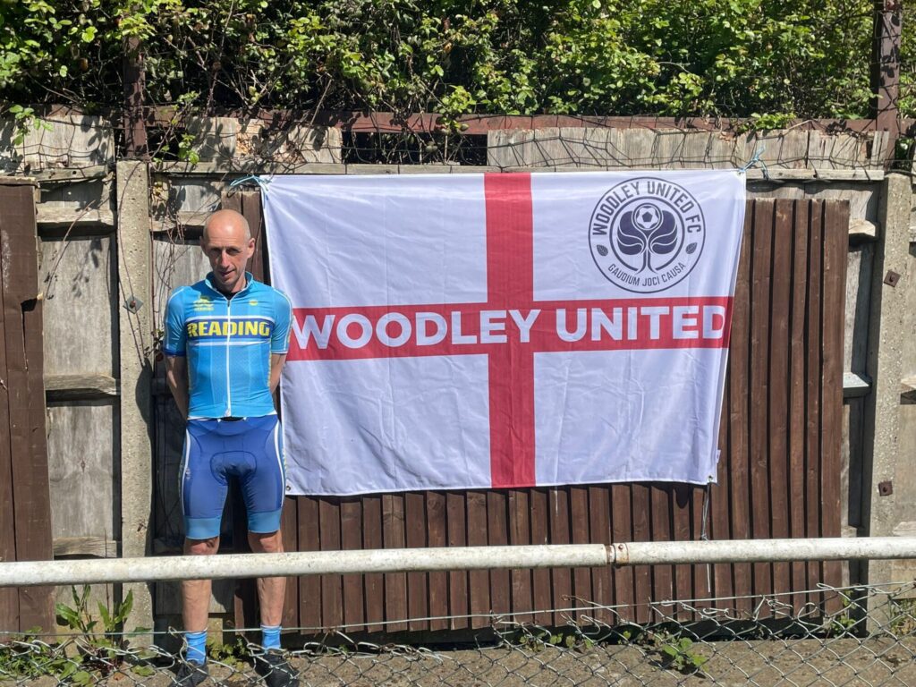 Woodley United supporter Paul East. Photo: Trevor Smith.