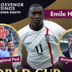 Ex-England international Emile Heskey is appearing in Reading on Friday as part of a World Cup warm up event.