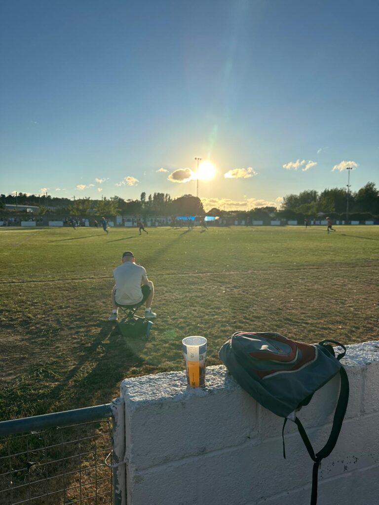 A lovely pint by the river is how Andrew Fursedon described his match day attendance.
