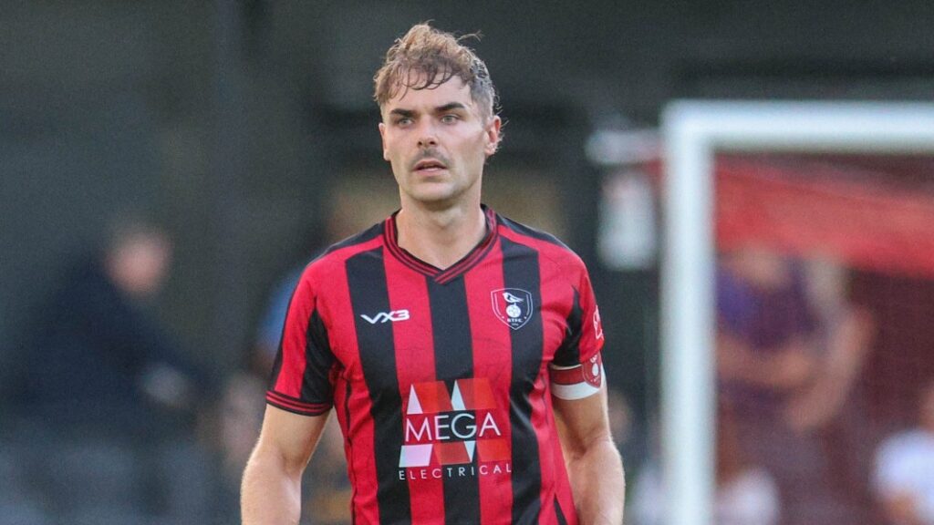 Bracknell Town's Harry Cooksley. Photo: John Leakey.