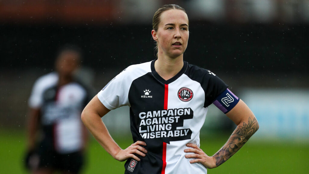 Maidenhead United's Simone O'Brien. Photo: Darren Woolley.
