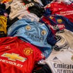 An AI generated image of popular football shirts. Photo: CANVA