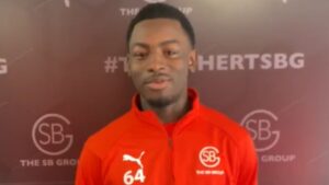Jose Sani. Photo: Sandhurst Town FC on Twitter.