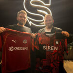 Siren Craft Brew's Andy Nowlan (left) and Tilehurst End podcast host Ben Thomas.