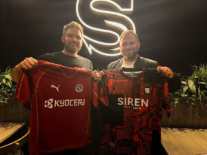 Siren Craft Brew's Andy Nowlan (left) and Tilehurst End podcast host Ben Thomas.