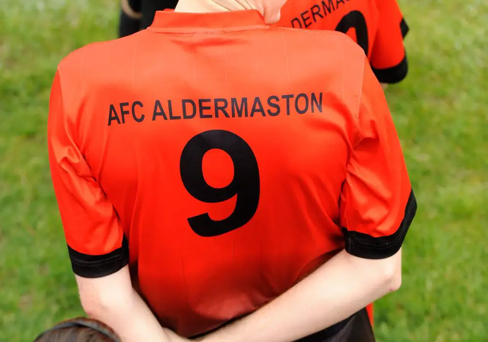 AFC Aldermaston shirt. Photo: Mark Pugh.