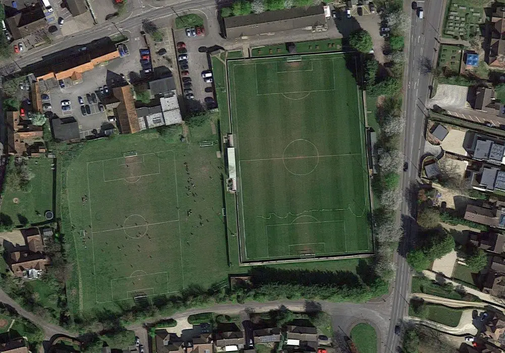 Abingdon United from the air. Google Maps.