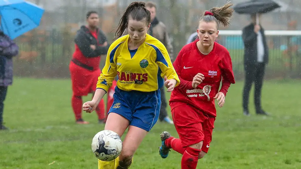 Binfield Ladies vs Ascot United Ladies. Photo: Neil Graham.