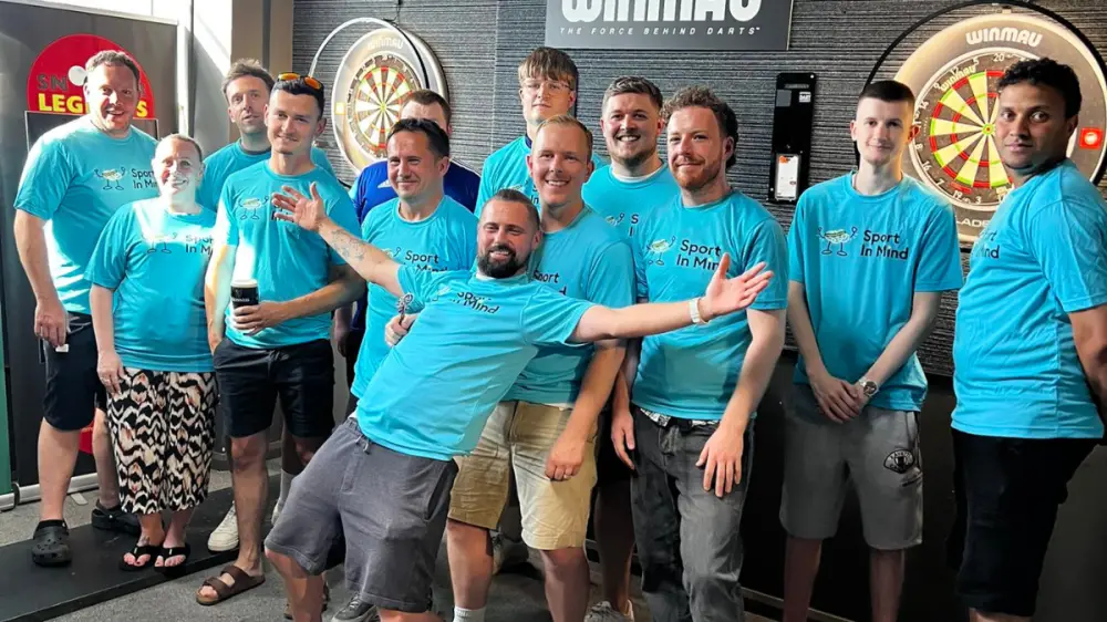 Caversham United Sport in Mind charity darts