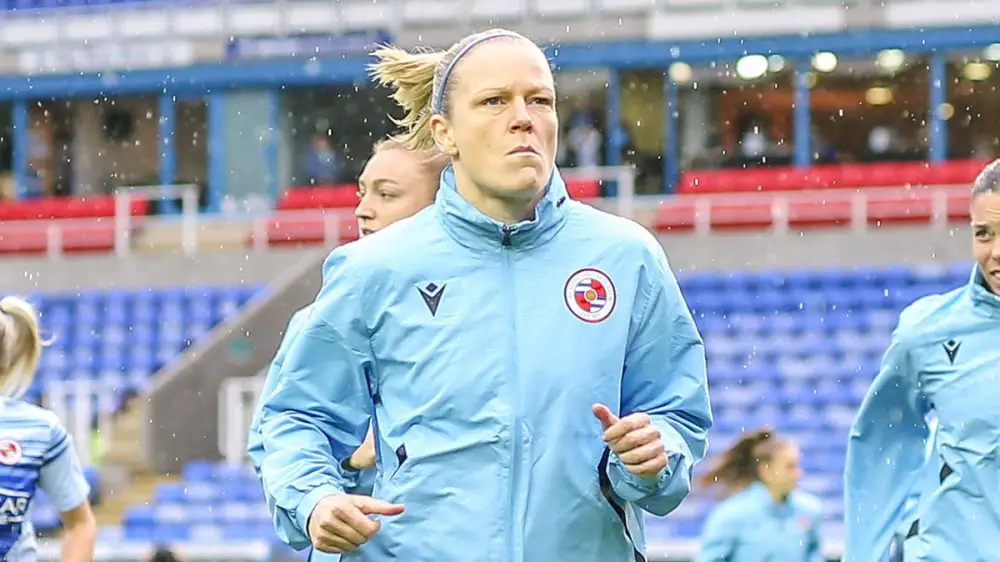 Reading FC Women's Diane Caldwell. Photo: Neil Graham.