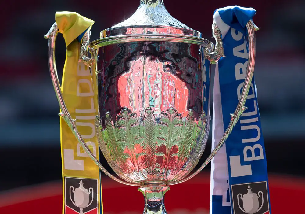 The FA Vase trophy.