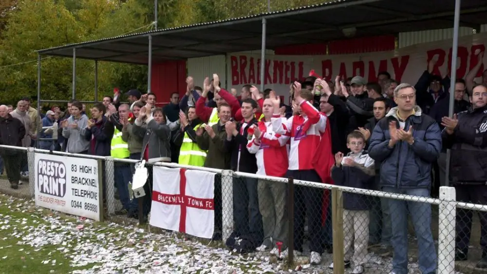 Bracknell Football Club Vs Barnet in the FA Cup 4th Qualifying round