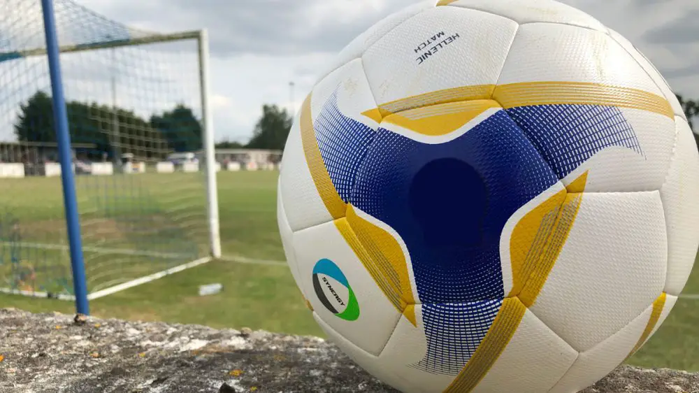 A football at The Rivermoor, Reading. Photo: Tom Canning