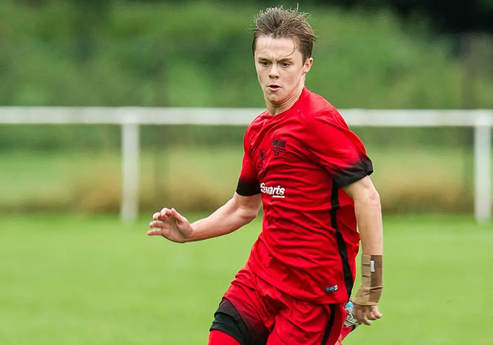 George Lock playing for Binfield FC. Photo: Colin Byers.