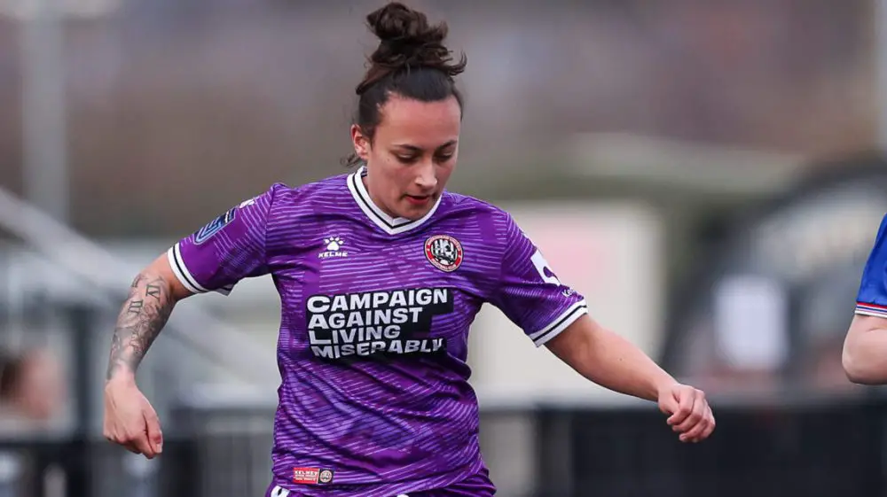 Macey-Nikiah Walters during the Berks & Bucks FA Cup Semi Final match between Reading and Maidenhead United at Arbour Park, Slough on the 15 February 2025. Photo: Darren Woolley