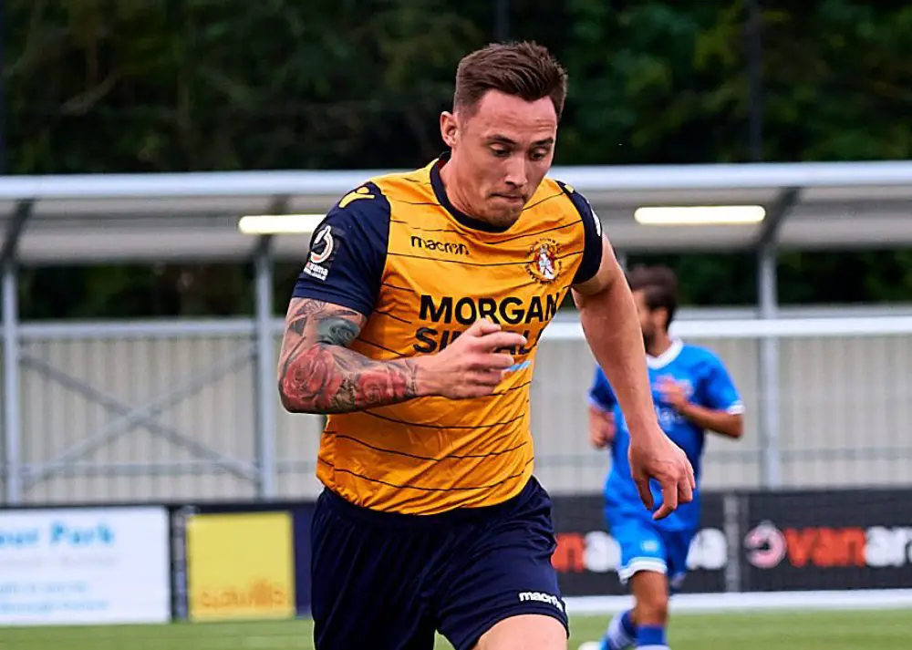 Joe Grant playing for Slough Town.