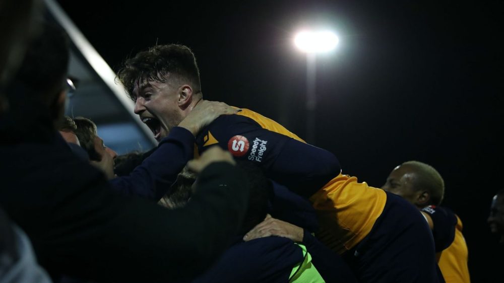 Josh Jackman in with the fans. Photo: Neil Graham.