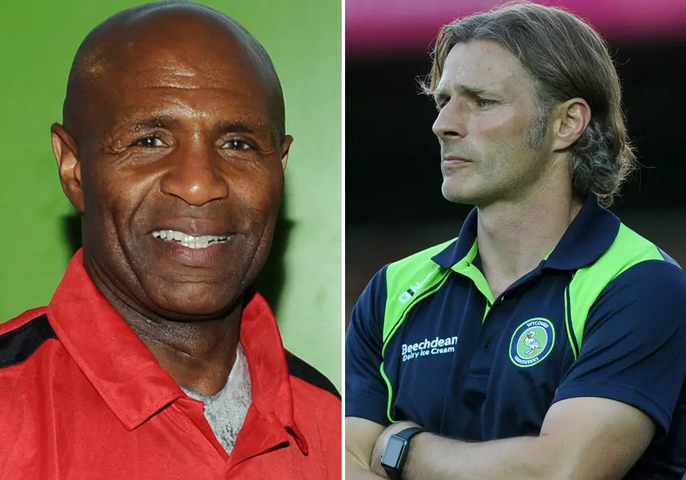 Luther Blissett and Gareth Ainsworth.
