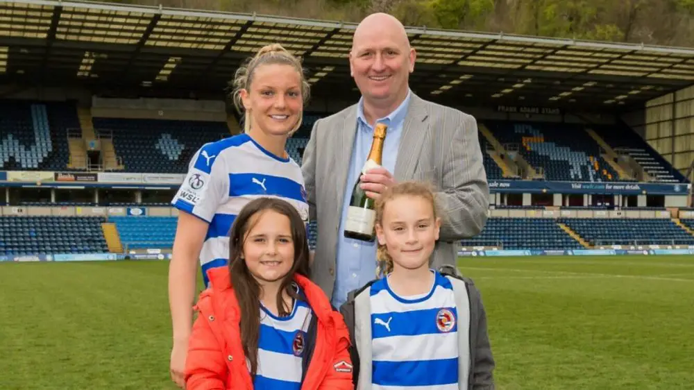 Mascots at Reading FC Women against Sunderland Ladies. Photo: Neil Graham.