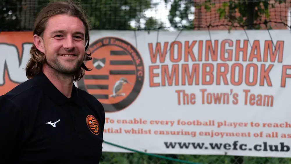 New Wokingham & Emmbrook manager Elliott Whitehouse. Photo: Andrew Batt.