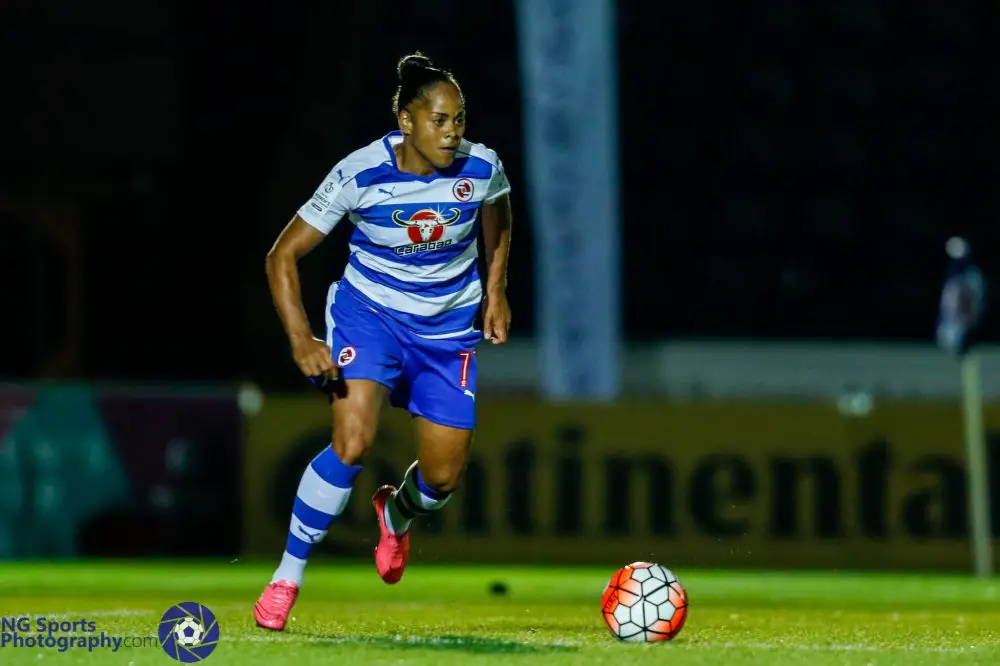 Reading FC Women's Jade Boho Sayo. Photo: Neil Graham.