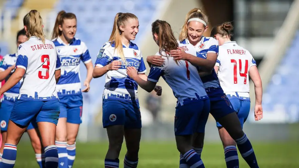 Reading FC Women celebrate