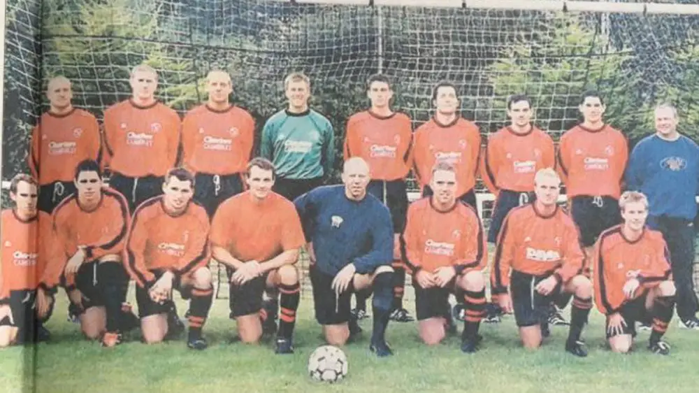 The Sandhurst Town 2002/03 team.