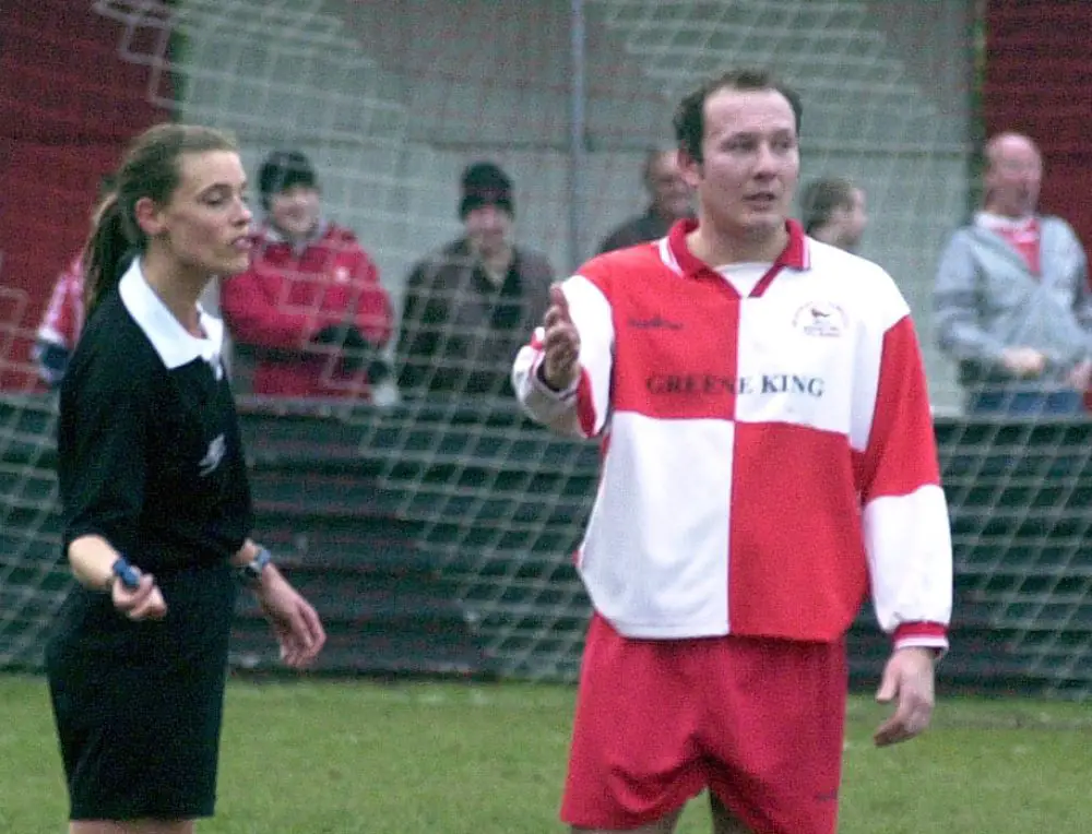 Ex-Reading FC midfielder Scott Taylor playing for Bracknell Town. Photo: getreading.co.uk