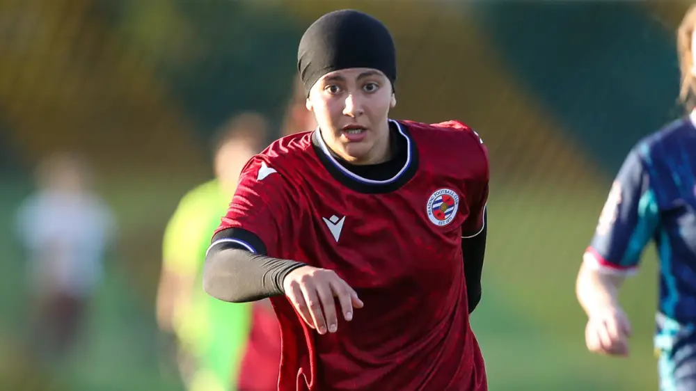 Reading FC's Sumayah Zayadi. Photo: Neil Graham.