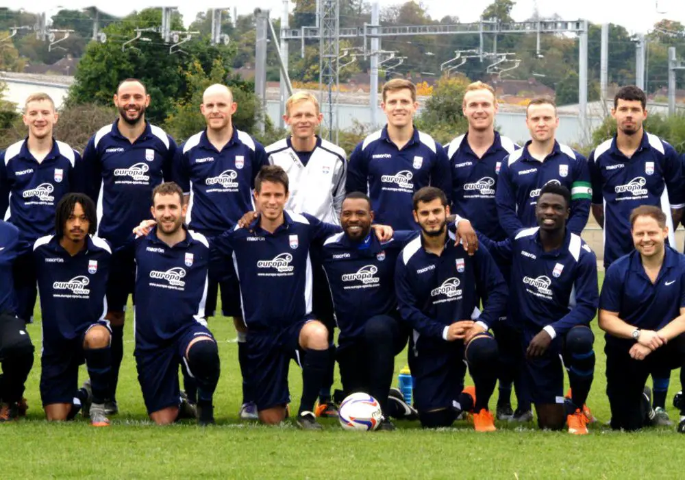 The Thames Valley Premier League squad that faced the SSML. Photo: Peter Toft.