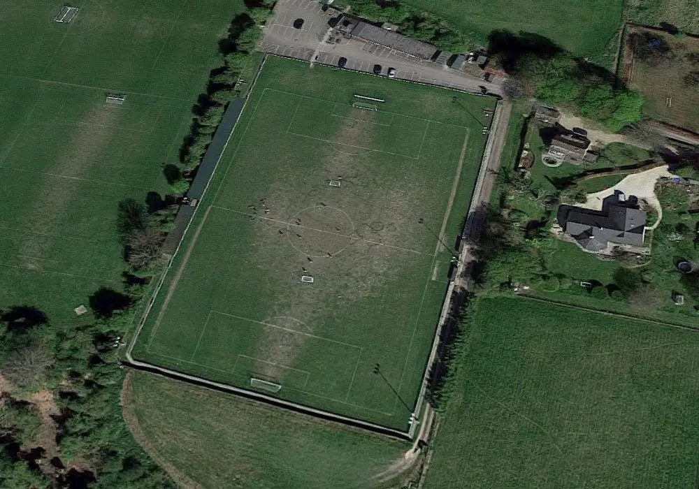 Wantage Town's Alfredian Park ground from the air. Photo: Google Maps.