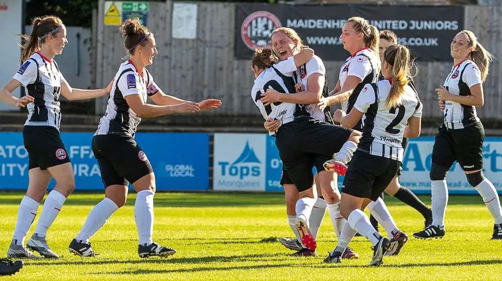 FA Women’s National League Plate match between Maidenhead United and QPR at York Road. Photo Darren Woolley