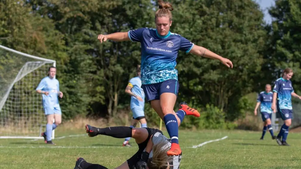 Holly Swan, Caversham United Women's top goalscorer in the Trophy competition Photo: Oakmist Photography