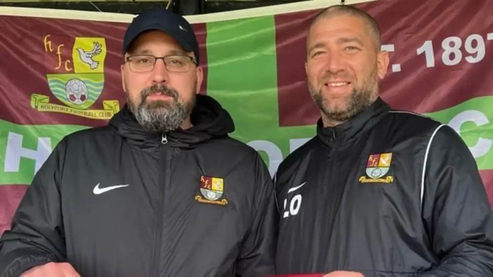 Dan Rapley and Lee Ovens. Photo: Holyport FC.