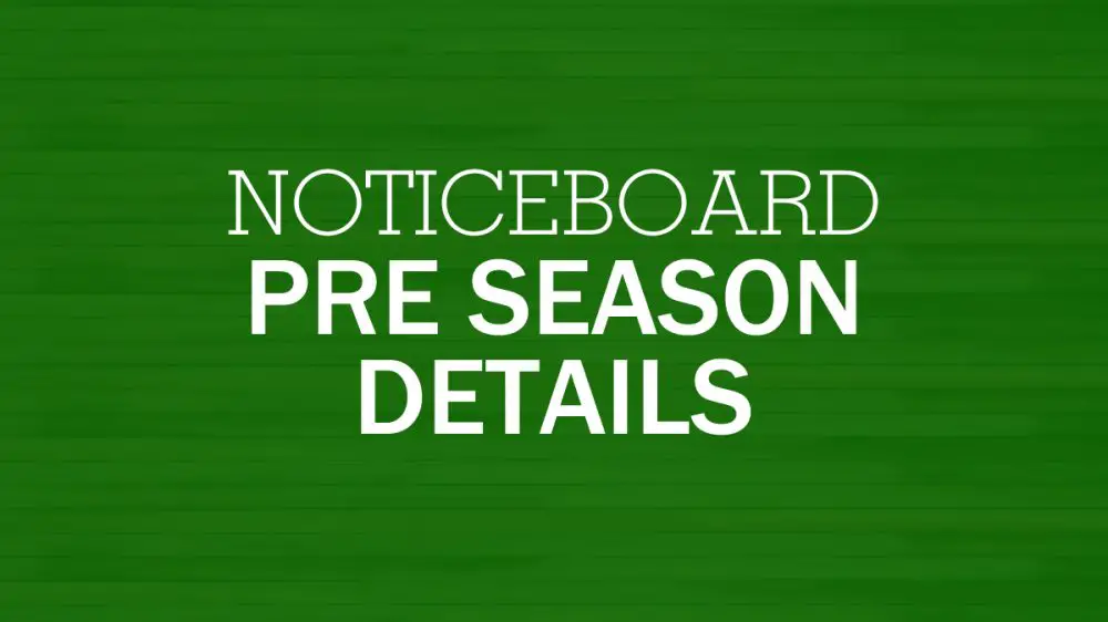 noticeboard-pre-season